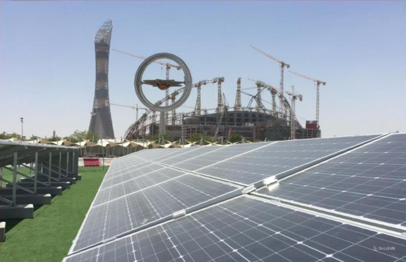 2016 – Doha – Qatar – 50 kW off-grid solar photovoltaic system + 620 kW floodlights +   storage.